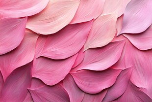 玫粉色立体抽象图案