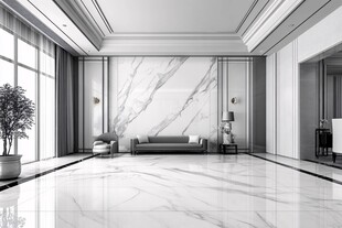 岩板客厅场景素材