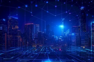 智慧城市科技背景