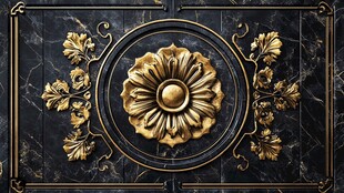 皇家蓝立体感浮雕背景