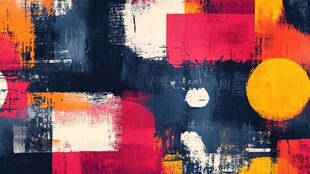 北欧现代抽象装饰画