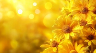 黄色太阳花壁纸