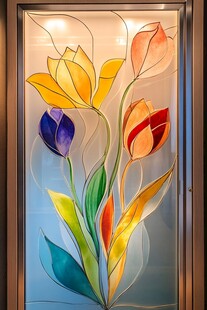 艺术花玻璃