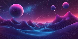 科技风渐变背景