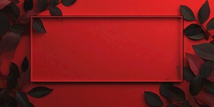 红色横向背景板