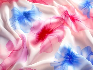 3d浮雕缤纷花卉