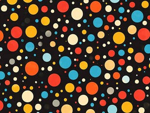 彩色圆点背景底纹
