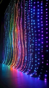 灯带梦幻彩灯光影