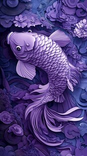 创意金鱼潮流插画