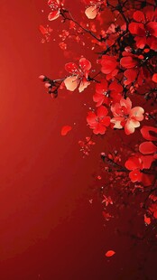红色喜庆屏保