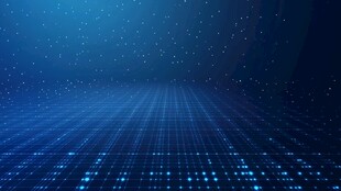 蓝色科技渐变背景数码