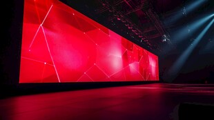 品牌发布会红色