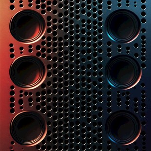 金属色展板背景