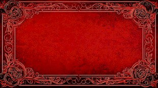 红色边框背景