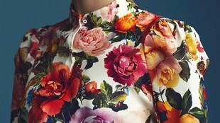 雪纺衬衫数码印花