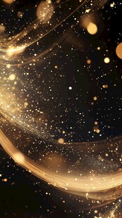 质感黑金色年会