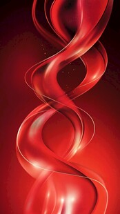 红色动感飘带科技背景