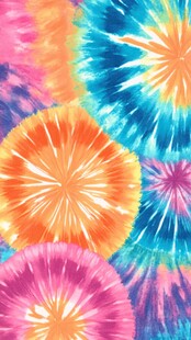 喷墨彩虹印染花纹