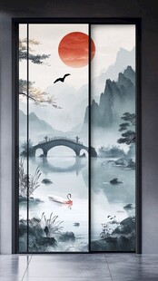 高端移门屏风装饰画