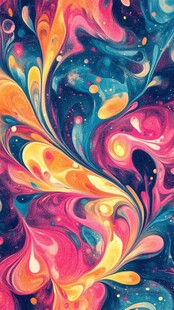 3d印花旋涡背景