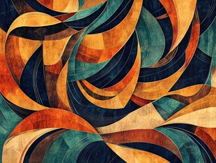 抽象地毯波纹扭曲壁纸