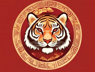 原创虎年图案