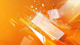 高端橙色科技背景