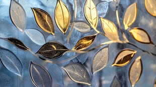 金属不锈钢树叶