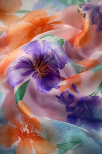 丝巾面料唯美背景