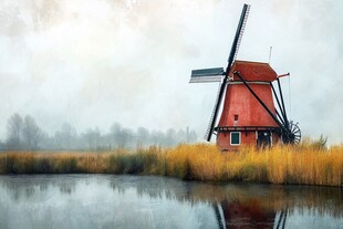 荷兰语荷兰风车