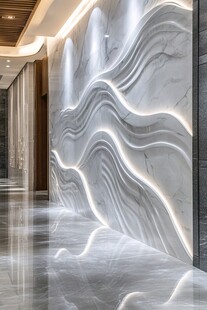 酒店大理石墙面