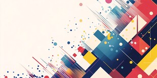 动感模块化创意背景