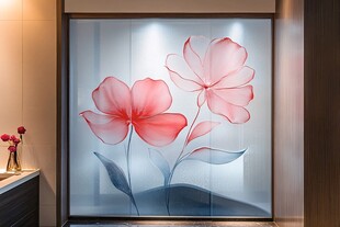 艺术花玻璃