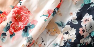 新中式花鸟数码印花