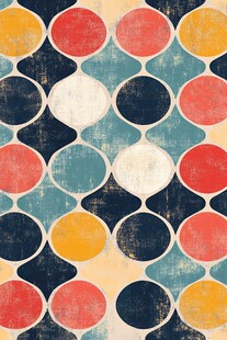 现代简约色块装饰画