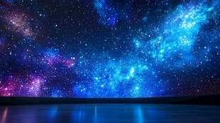 唯美宇宙会议背景