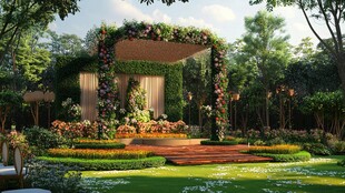 森系外场效果图