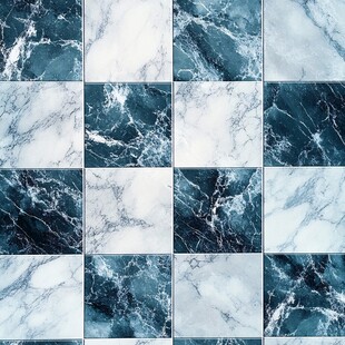 蓝色大理石瓷砖
