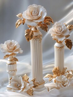 金色罗马柱花