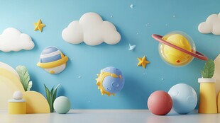 3d立体插画风格