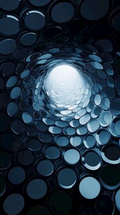 3d立体圈圈背景