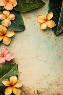 热带风情花卉美图