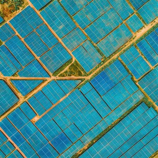 农光互补光伏鸟瞰