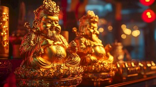 财神金像