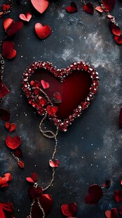 个性红黑求婚背景