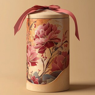 月饼圆形提盒包装