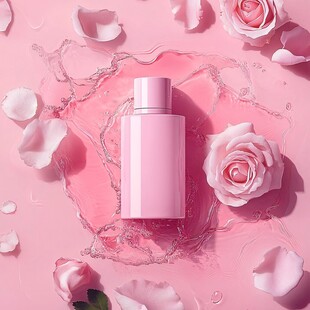 玫瑰花化妆品设计