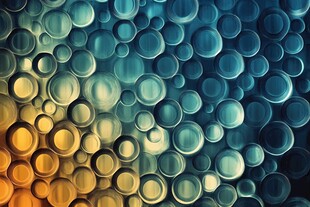 3d立体圈圈背景