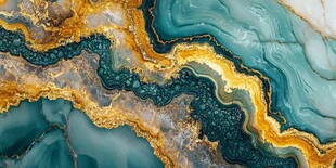 黄蓝相间大理石纹理