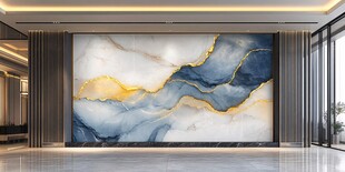 轻奢大理石背景墙